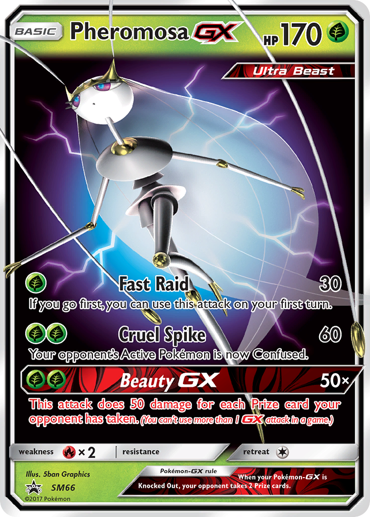 Pheromosa GX (SM66) [Sun & Moon: Black Star Promos] | Deep Dive Games St. Marys