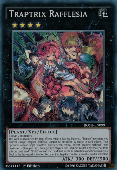 Traptrix Rafflesia [BOSH-EN099] Secret Rare | Deep Dive Games St. Marys