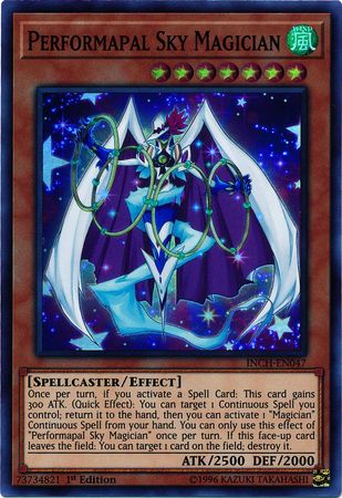 Performapal Sky Magician [INCH-EN047] Super Rare | Deep Dive Games St. Marys