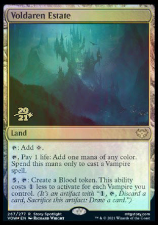 Voldaren Estate [Innistrad: Crimson Vow Prerelease Promos] | Deep Dive Games St. Marys