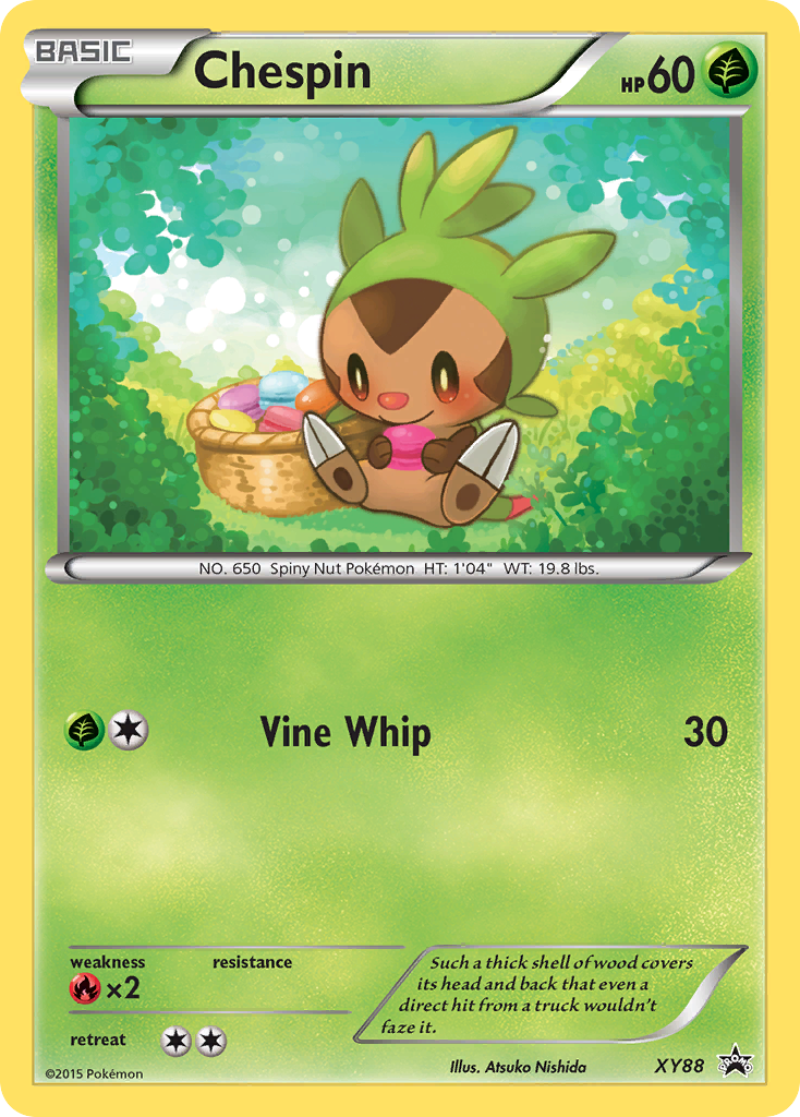 Chespin (XY88) (Collector Chest) [XY: Black Star Promos] | Deep Dive Games St. Marys