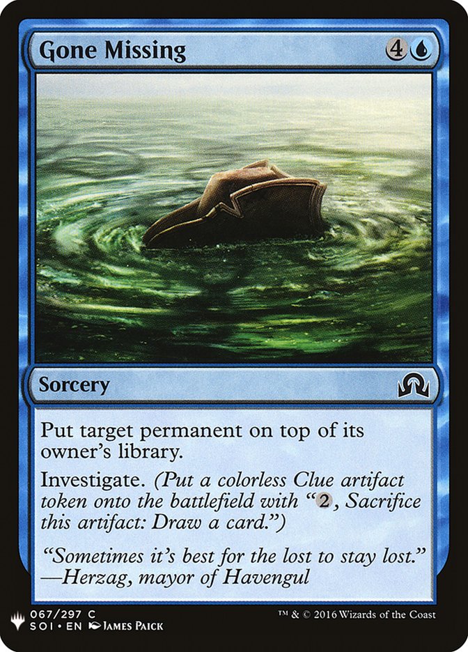 Gone Missing [Mystery Booster] | Deep Dive Games St. Marys