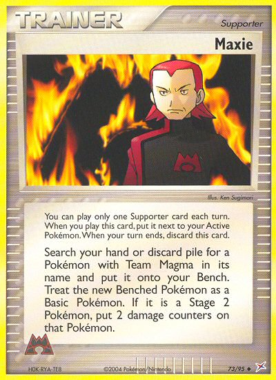 Maxie (73/95) [EX: Team Magma vs Team Aqua] | Deep Dive Games St. Marys