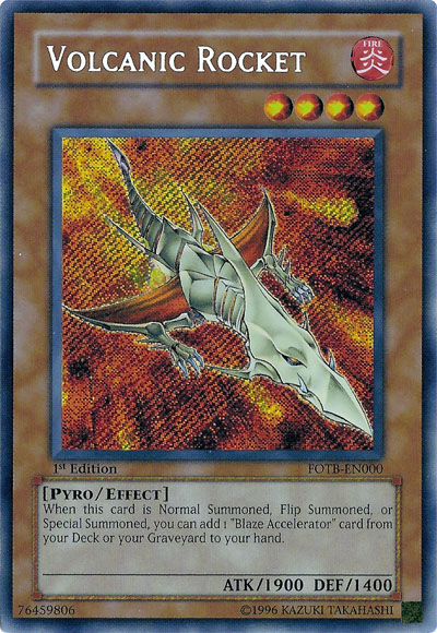 Volcanic Rocket [FOTB-EN000] Secret Rare | Deep Dive Games St. Marys