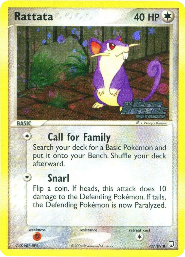 Rattata (72/109) (Stamped) [EX: Team Rocket Returns] | Deep Dive Games St. Marys