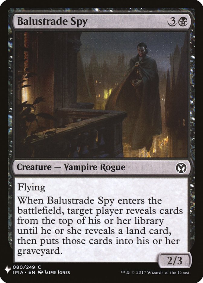 Balustrade Spy [Mystery Booster] | Deep Dive Games St. Marys