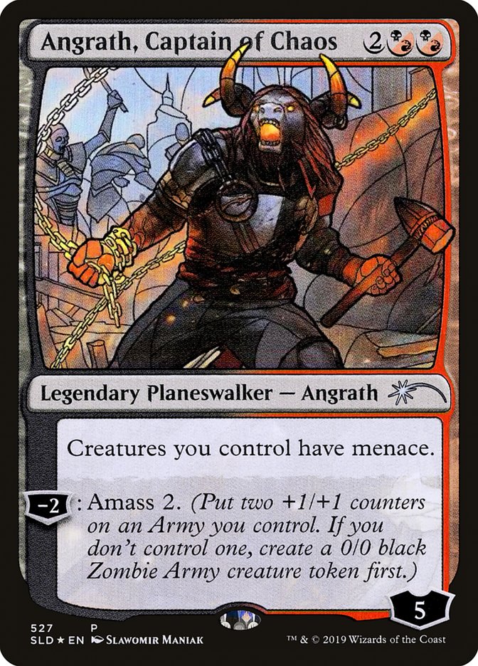 Angrath, Captain of Chaos (Stained Glass) [Secret Lair Drop Promos] | Deep Dive Games St. Marys