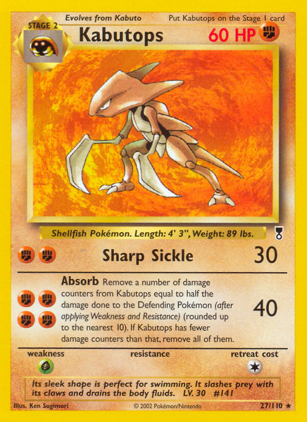 Kabutops (27/110) [Legendary Collection] | Deep Dive Games St. Marys