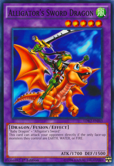 Alligator's Sword Dragon [LDK2-ENJ43] Common | Deep Dive Games St. Marys