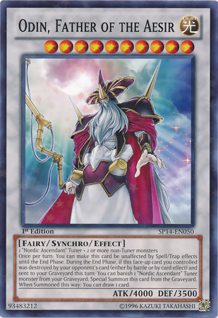 Odin, Father of the Aesir [SP14-EN050] Starfoil Rare | Deep Dive Games St. Marys