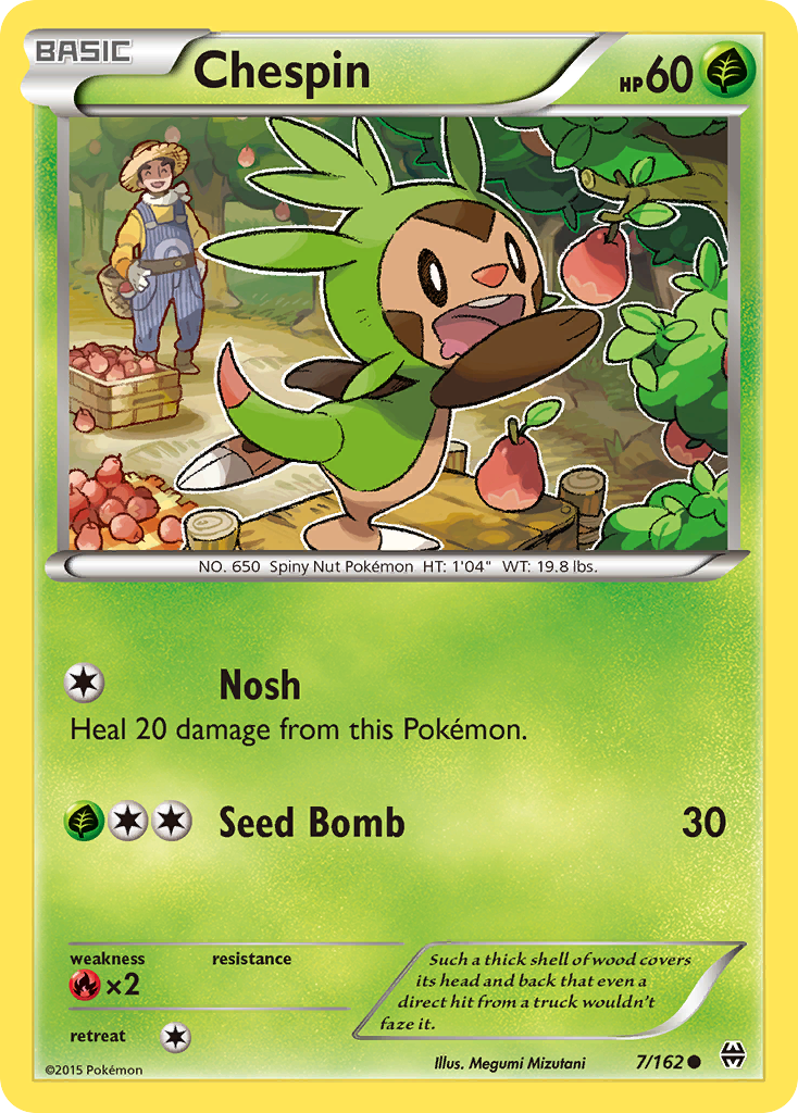 Chespin (7/162) [XY: BREAKthrough] | Deep Dive Games St. Marys