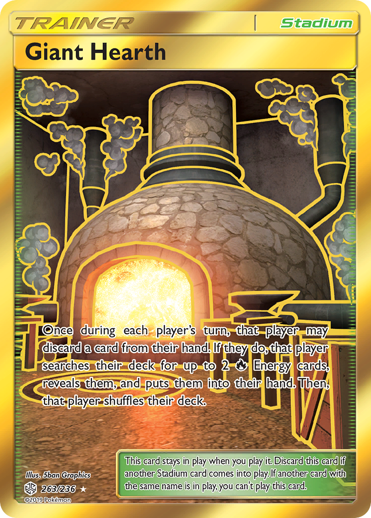 Giant Hearth (263/236) [Sun & Moon: Cosmic Eclipse] | Deep Dive Games St. Marys