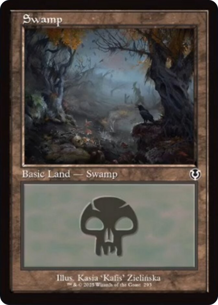 Swamp (293) (Retro Frame) [Innistrad Remastered] | Deep Dive Games St. Marys