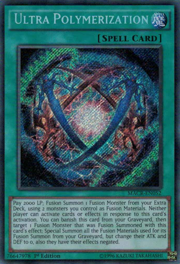 Ultra Polymerization [MACR-EN052] Secret Rare | Deep Dive Games St. Marys