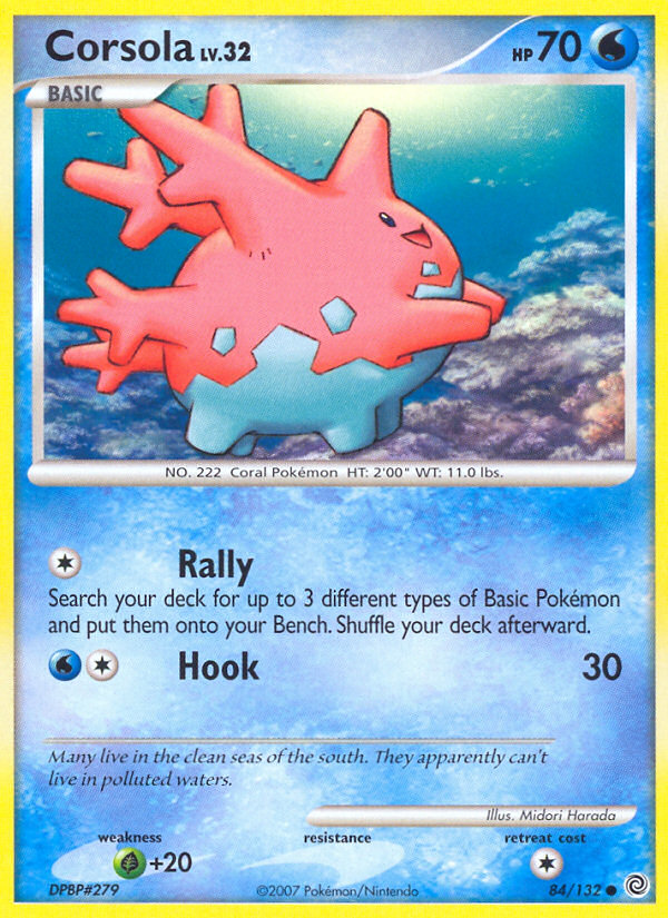 Corsola (84/132) [Diamond & Pearl: Secret Wonders] | Deep Dive Games St. Marys