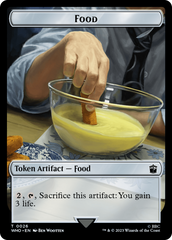 Human (0005) // Food (0026) Double-Sided Token [Doctor Who Tokens] | Deep Dive Games St. Marys