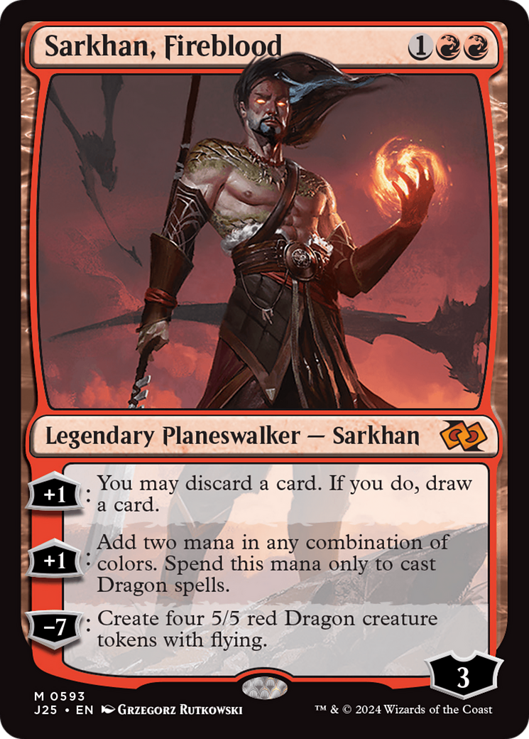 Sarkhan, Fireblood [Foundations Jumpstart] | Deep Dive Games St. Marys