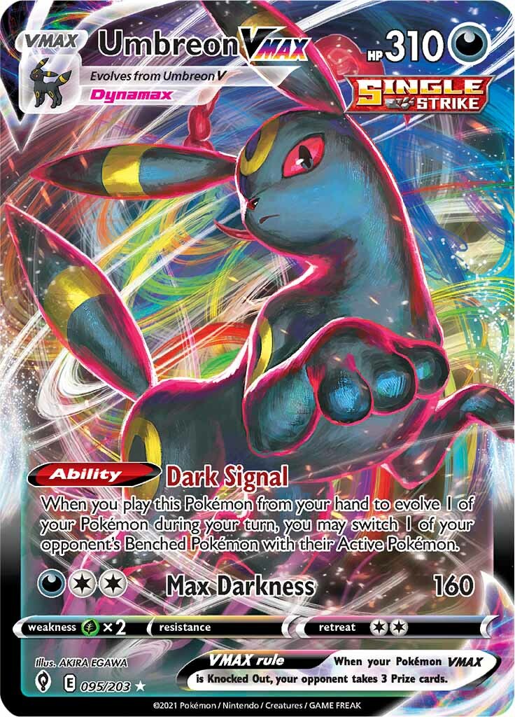 Umbreon VMAX (095/203) [Sword & Shield: Evolving Skies] | Deep Dive Games St. Marys