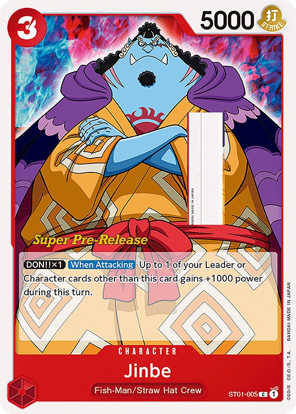 Jinbe [Super Pre-Release Starter Deck: Straw Hat Crew] | Deep Dive Games St. Marys