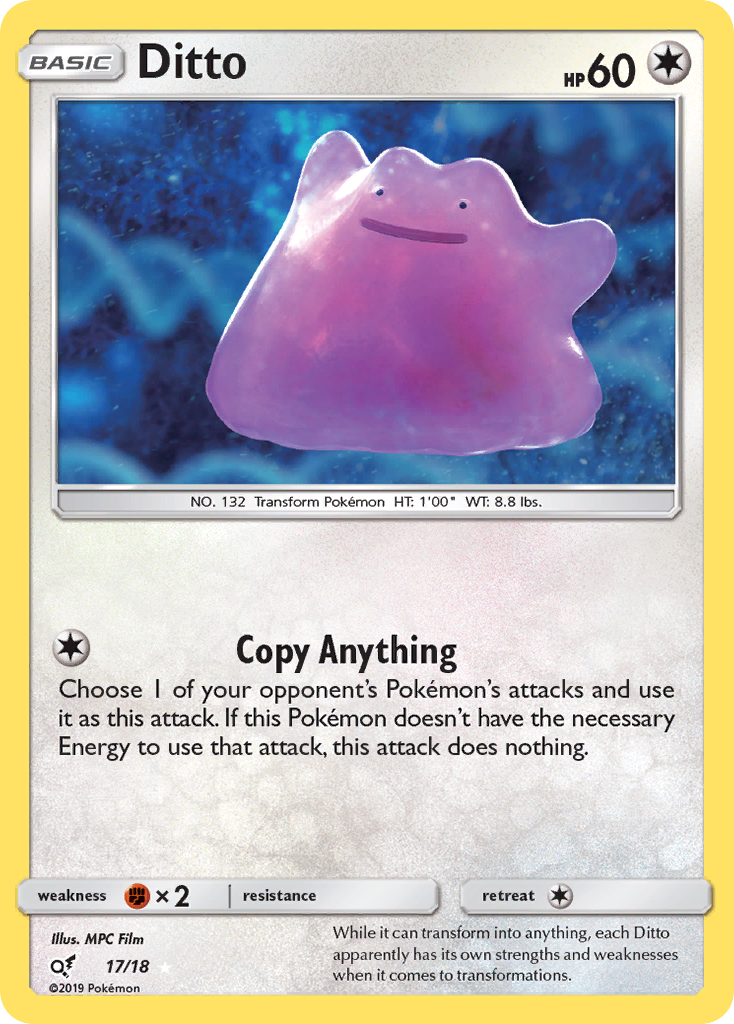 Ditto (17/18) [Sun & Moon: Detective Pikachu] | Deep Dive Games St. Marys