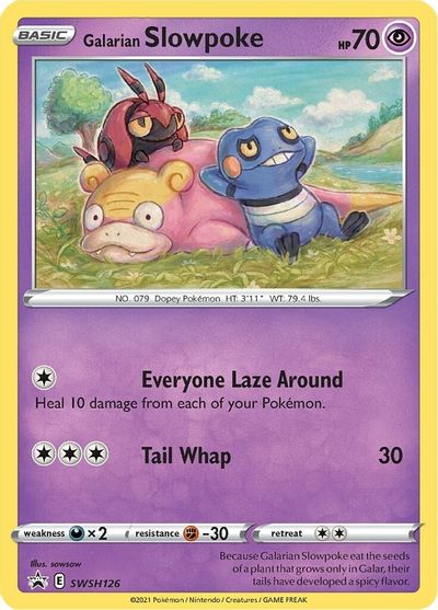 Galarian Slowpoke (SWSH126) [Sword & Shield: Black Star Promos] | Deep Dive Games St. Marys