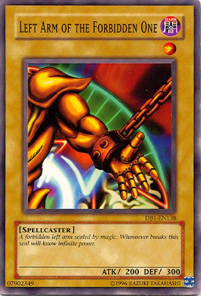 Left Arm of the Forbidden One [DB1-EN138] Common | Deep Dive Games St. Marys
