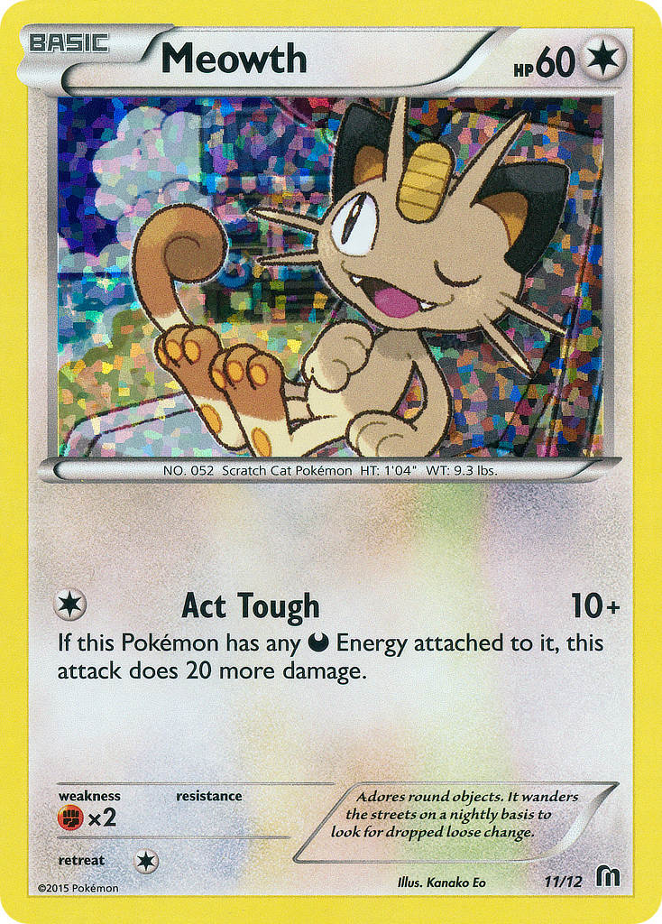 Meowth (11/12) [McDonald's Promos: 2016 Collection] | Deep Dive Games St. Marys