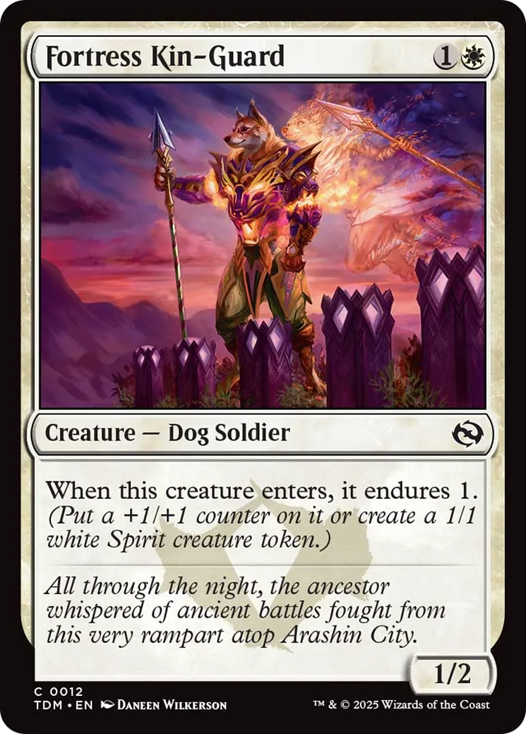 Fortress Kin-Guard [Tarkir: Dragonstorm] | Deep Dive Games St. Marys