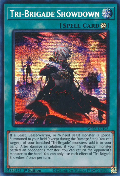 Tri-Brigade Showdown [MP23-EN198] Prismatic Secret Rare | Deep Dive Games St. Marys