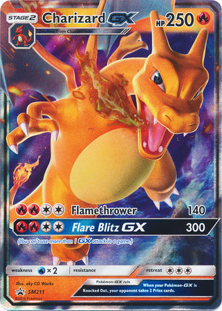 Charizard GX (SM211) (Jumbo Card) [Sun & Moon: Black Star Promos] | Deep Dive Games St. Marys