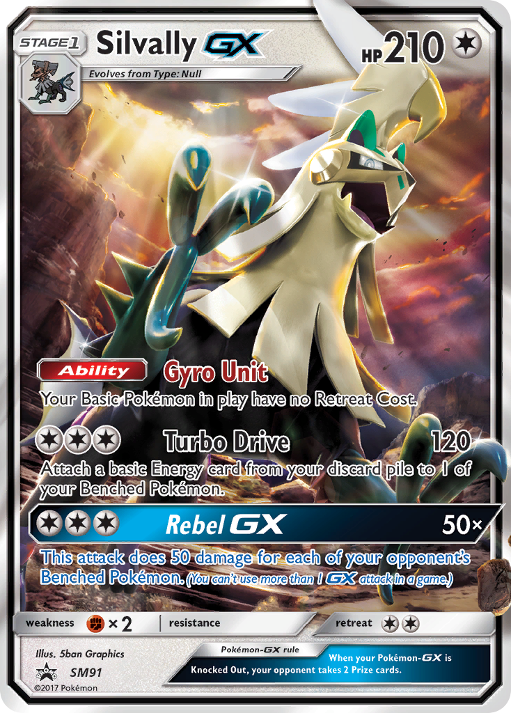 Silvally GX (SM91) [Sun & Moon: Black Star Promos] | Deep Dive Games St. Marys