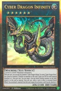 Cyber Dragon Infinity (Alternate Art) [MAGO-EN033] Gold Rare | Deep Dive Games St. Marys