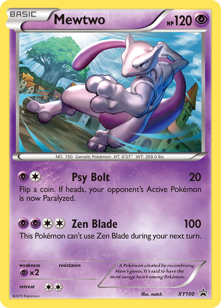 Mewtwo (XY100) [XY: Black Star Promos] | Deep Dive Games St. Marys