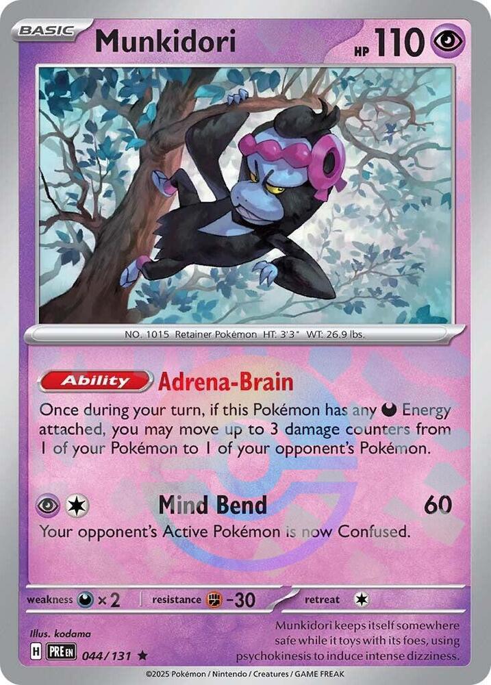 Munkidori (044/131) (Poke Ball Pattern) [Scarlet & Violet: Prismatic Evolutions] | Deep Dive Games St. Marys