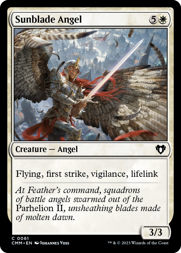 Sunblade Angel [Commander Masters] | Deep Dive Games St. Marys