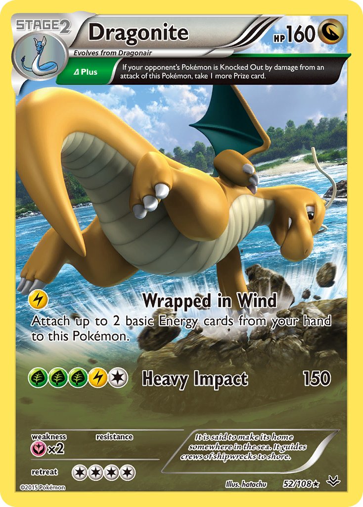 Dragonite (52/108) (Theme Deck Exclusive) [XY: Roaring Skies] | Deep Dive Games St. Marys