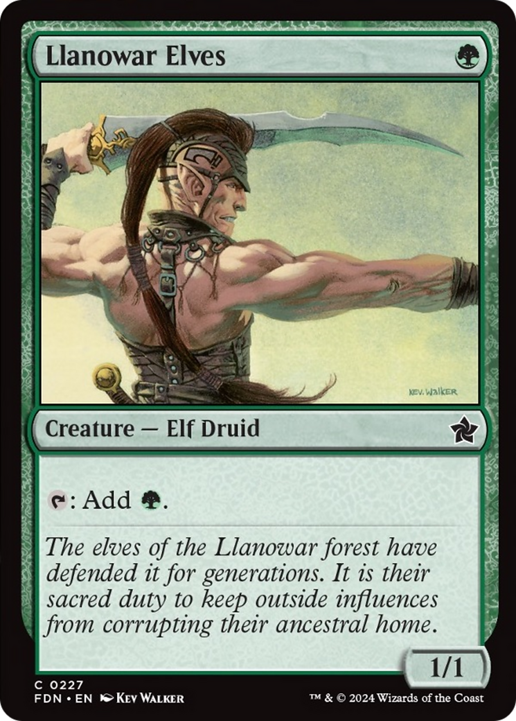 Llanowar Elves [Foundations] | Deep Dive Games St. Marys