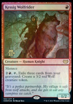 Kessig Wolfrider [Innistrad: Crimson Vow Prerelease Promos] | Deep Dive Games St. Marys