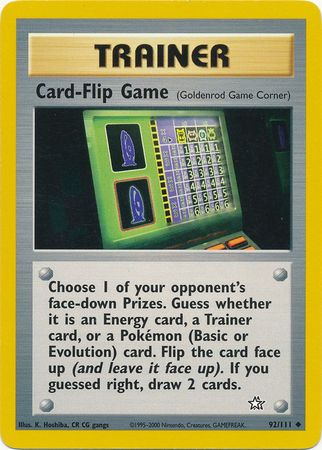 Card-Flip Game (92/111) [Neo Genesis Unlimited] | Deep Dive Games St. Marys