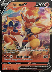 Infernape V (SWSH252) (Jumbo Card) [Sword & Shield: Black Star Promos] | Deep Dive Games St. Marys