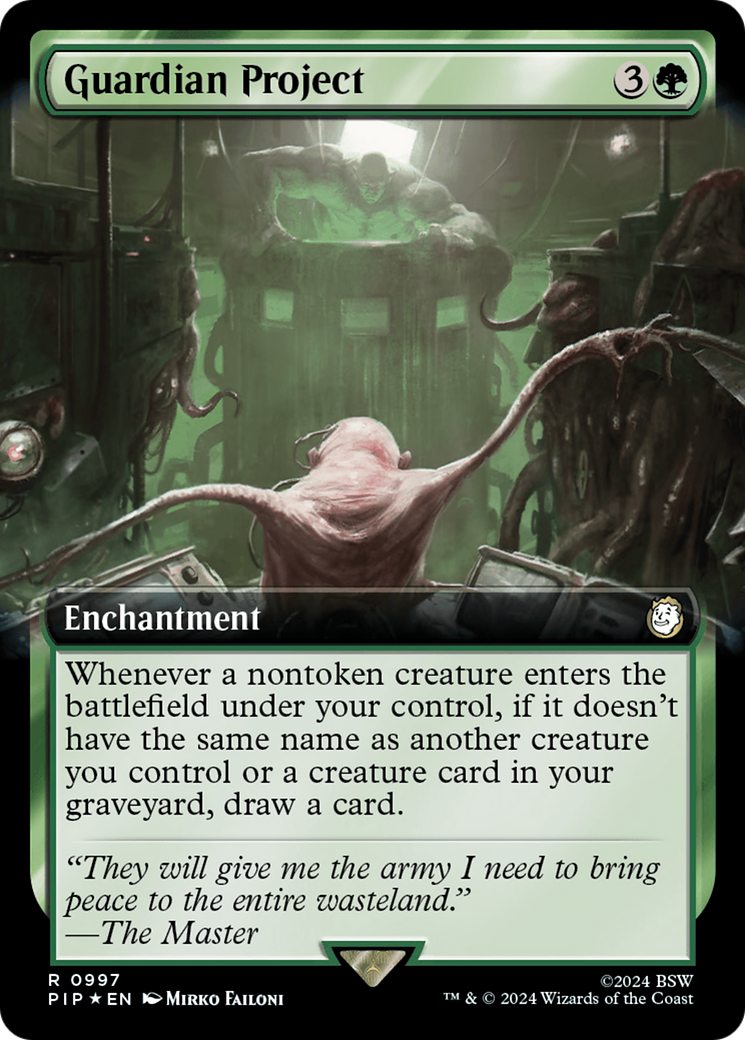Guardian Project (Extended Art) (Surge Foil) [Fallout] | Deep Dive Games St. Marys