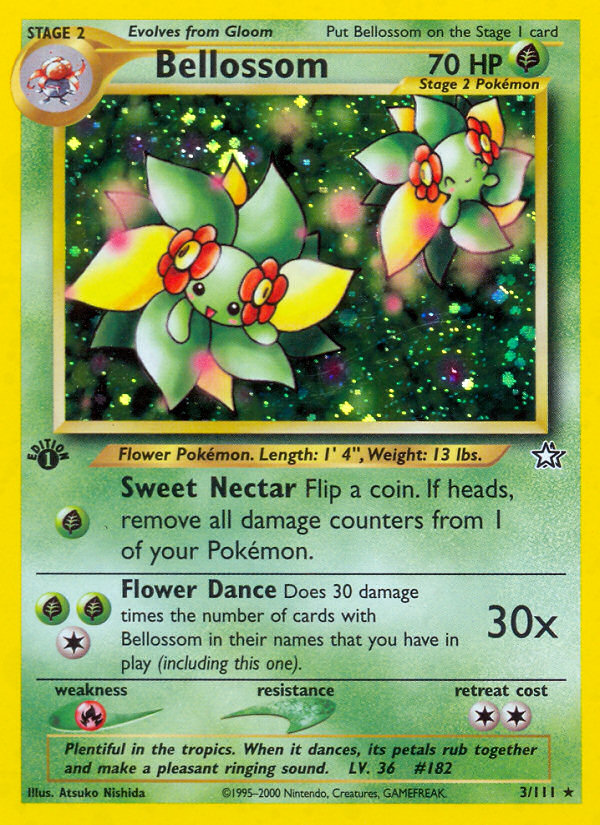 Bellossom (3/111) [Neo Genesis 1st Edition] | Deep Dive Games St. Marys