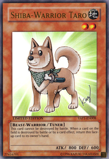 Shiba-Warrior Taro [YAP1-EN008] Ultra Rare | Deep Dive Games St. Marys