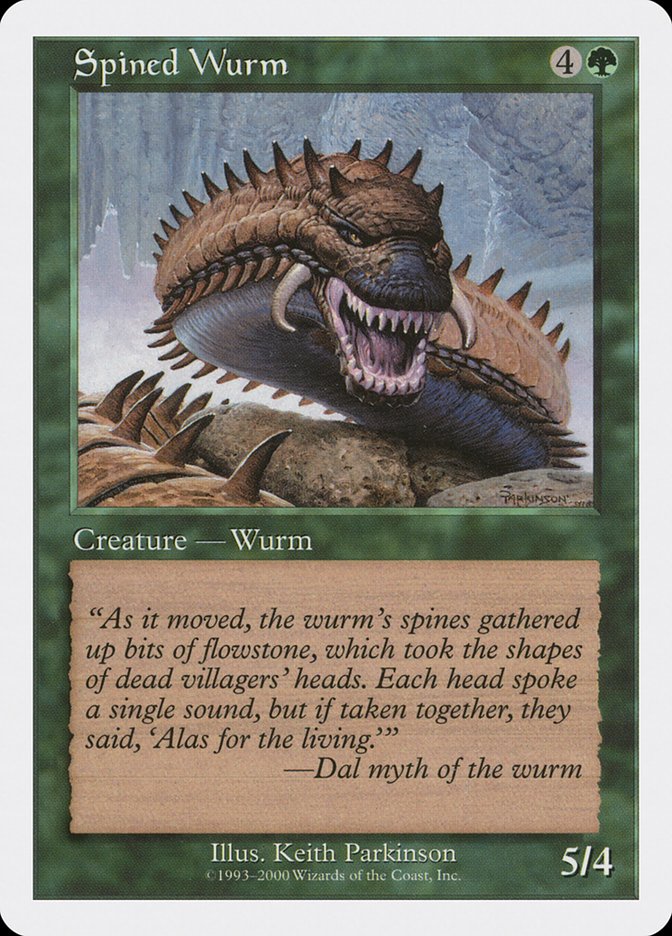 Spined Wurm [Media Promos] | Deep Dive Games St. Marys