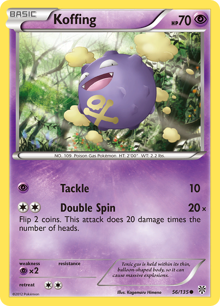 Koffing (56/135) [Black & White: Plasma Storm] | Deep Dive Games St. Marys