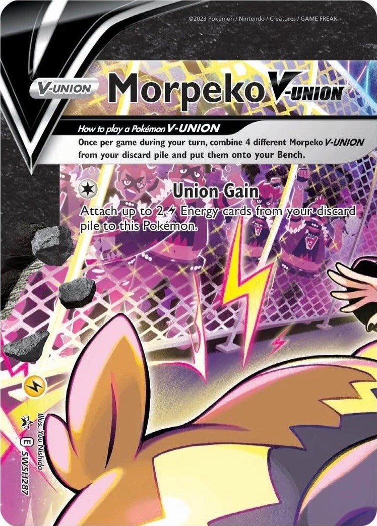 Morpeko V-Union (SWSH287) [Sword & Shield: Black Star Promos] | Deep Dive Games St. Marys