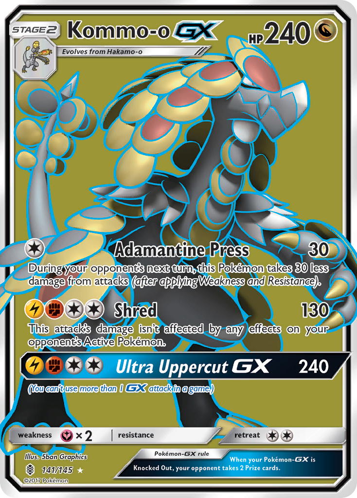 Kommo-o GX (141/145) [Sun & Moon: Guardians Rising] | Deep Dive Games St. Marys