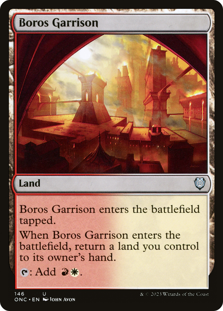 Boros Garrison [Phyrexia: All Will Be One Commander] | Deep Dive Games St. Marys