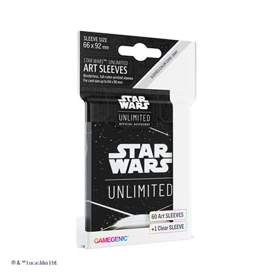 Star Wars: Unlimited Art Sleeves Card Back White | Deep Dive Games St. Marys