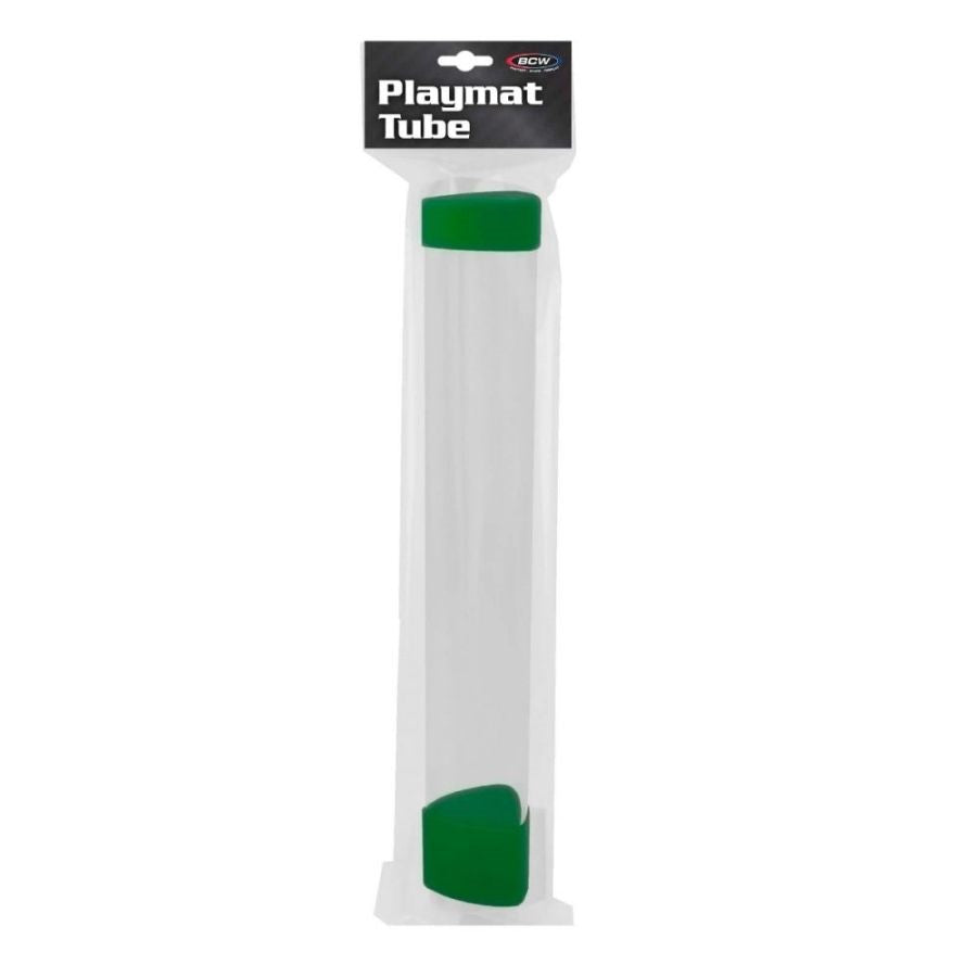 BCW Supplies Playmat Tube with Dice Cap: Green | Deep Dive Games St. Marys